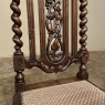 Set of 6 Antique French Renaissance Barley Twist Dining Chairs