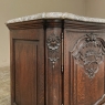 Antique French Louis XIV Marble Top Buffet