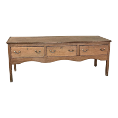 18th Century Rustic English Colonial Sofa Table ~ Console ~ Credenza