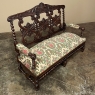 19th Century Renaissance Revival Louis XIII Style Sofa in Solid Oak