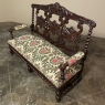 19th Century Renaissance Revival Louis XIII Style Sofa in Solid Oak