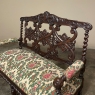 19th Century Renaissance Revival Louis XIII Style Sofa in Solid Oak