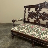 19th Century Renaissance Revival Louis XIII Style Sofa in Solid Oak