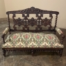 19th Century Renaissance Revival Louis XIII Style Sofa in Solid Oak