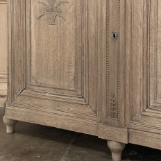 18th Century Country French Louis XVI Period Buffet in Stripped Oak