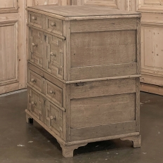 19th Century Stacked Jacobean Chest of Drawers ~ Cabinet