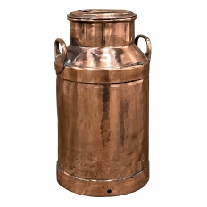 Antique Copper Milk Can