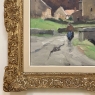 Antique Framed Oil Painting on Canvas by Jean-Baptiste Scoriel (1883-1956)