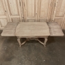 Antique French Louis XIV Draw Leaf Dining Table in Stripped Oak