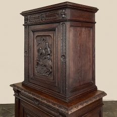 19th Century French Renaissance Two-Tiered Cabinet