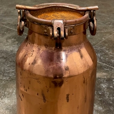 Antique Belgian Copper Milk Can