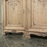 Antique Liegoise Louis XIV Step Front Buffet in Stripped Oak