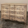 Antique Country French Stripped Oak Commode with Cabinet