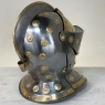 Vintage French Medieval Knight's Helmet in Brass