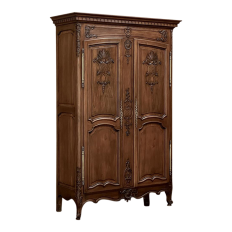 19th Century French Neoclassical Armoire in Walnut, Signed E. Rataboul of Marseille