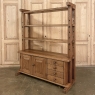 Mid-Century Rustic Open Bookcase ~ Cabinet