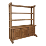 Mid-Century Rustic Open Bookcase ~ Cabinet