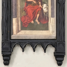 19th Century French Gothic Double-Sided Hand-Carved Frame