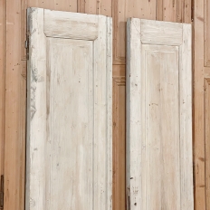 Pair 19th Century Exterior French Doors with Wrought Iron