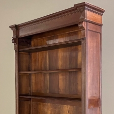 19th Century French Henri II Neoclassical Open Bookcase
