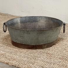 Antique Metal Wash Bucket