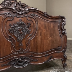 19th Century French Louis XV Walnut QUEEN Bed