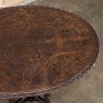 19th Century Dining Table by Horrix with Original Carved Leaf