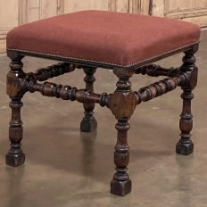 19th Century French Walnut Footstool