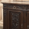 19th Century French Henri II Renaissance Revival Walnut Marble Top Buffet