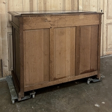 19th Century French Henri II Renaissance Revival Walnut Marble Top Buffet