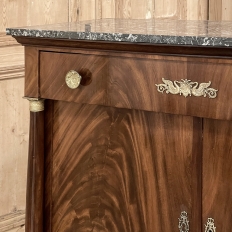 19th Century French Second Empire Period Marble Top Buffet