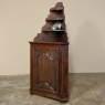 18th Century Country French Rustic Corner Cabinet