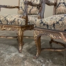 Pair Antique French Louis XIV Hand-Carved Armchairs