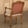 19th Century French Louis XIV Walnut Armchair with Needlepoint Tapestry