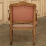 19th Century French Louis XIV Walnut Armchair with Needlepoint Tapestry