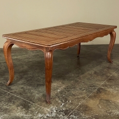 Antique Country French Fruitwood Dining Table
