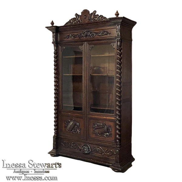 19th Century French Renaissance Revival Bookcase ~ Bibliotheque