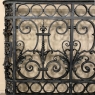19th Century French Napoleon III Period Wrought Iron Balustrade ~ Window Guard