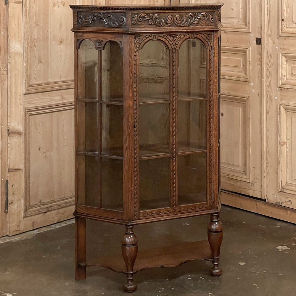 19th Century Dutch Neoclassical Petite Vitrine ~ Curio Cabinet