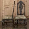 Pair Antique Italian Renaissance Side Chairs
