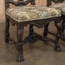 Pair Antique Italian Renaissance Side Chairs