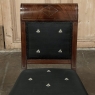 Set of Six 19th Century French Empire Inlaid Mahogany Dining Chairs