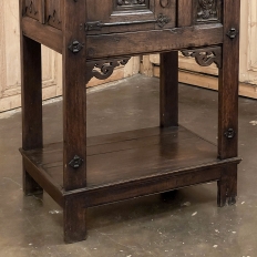 Pair Mid-19th Century Rustic Gothic Raised Cabinets