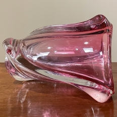 Mid-Century Hand-Blown Glass Centerpiece