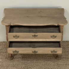 19th Century Dutch Chest of Drawers in Stripped Oak