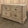 19th Century French Gothic Revival Commode ~ Chest of Drawers in Stripped Oak