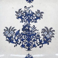 18th Century Delft Blue & White Vegetable Serving Bowl