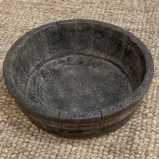 19th Century Rustic European Wooden Bowl