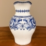19th Century English Blue & White Transferware Pitcher ~ Clarendon pattern by S&P