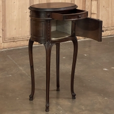 19th Century French Louis XVI Oval Nightstand
